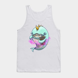 Snacking Space Whale Tank Top